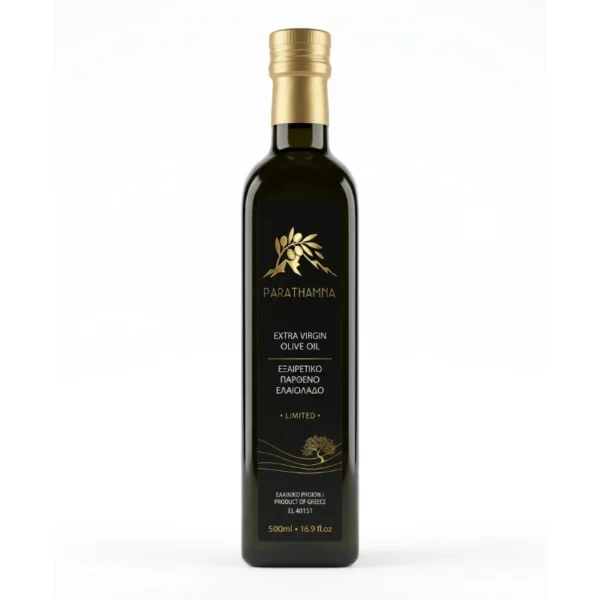 parathamna-extra-virgin-olive-oil-500-front Εξαιρετικό Παρθένο Ελαιόλαδο 500ml | Parathamna